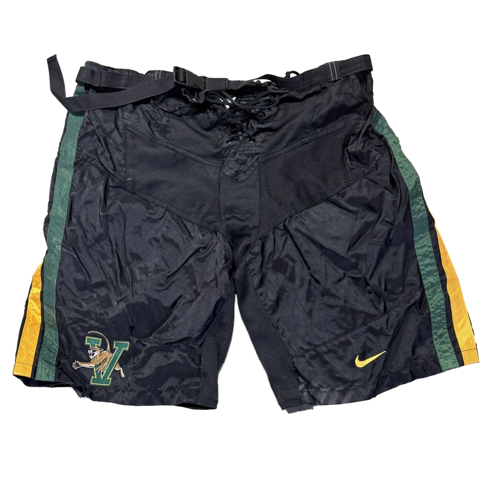 Bauer - Pantalon NCAA d'occasion (noir/jaune/vert)